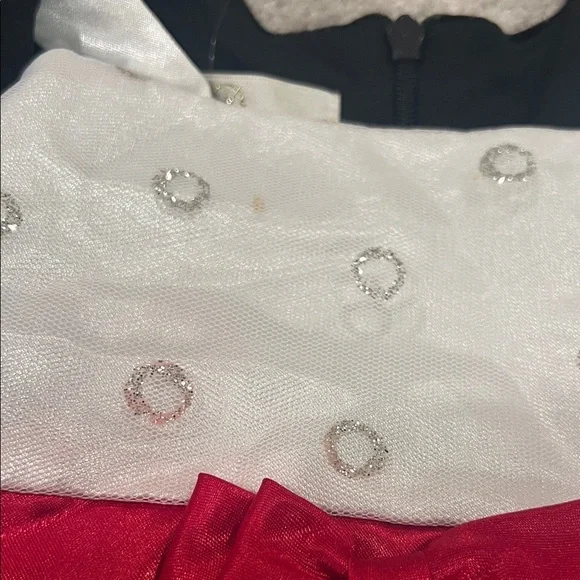 Great🎉 Condition ‘American Princess’ Black and White Dress with Red Accent, 2T - Picture 5 of 7